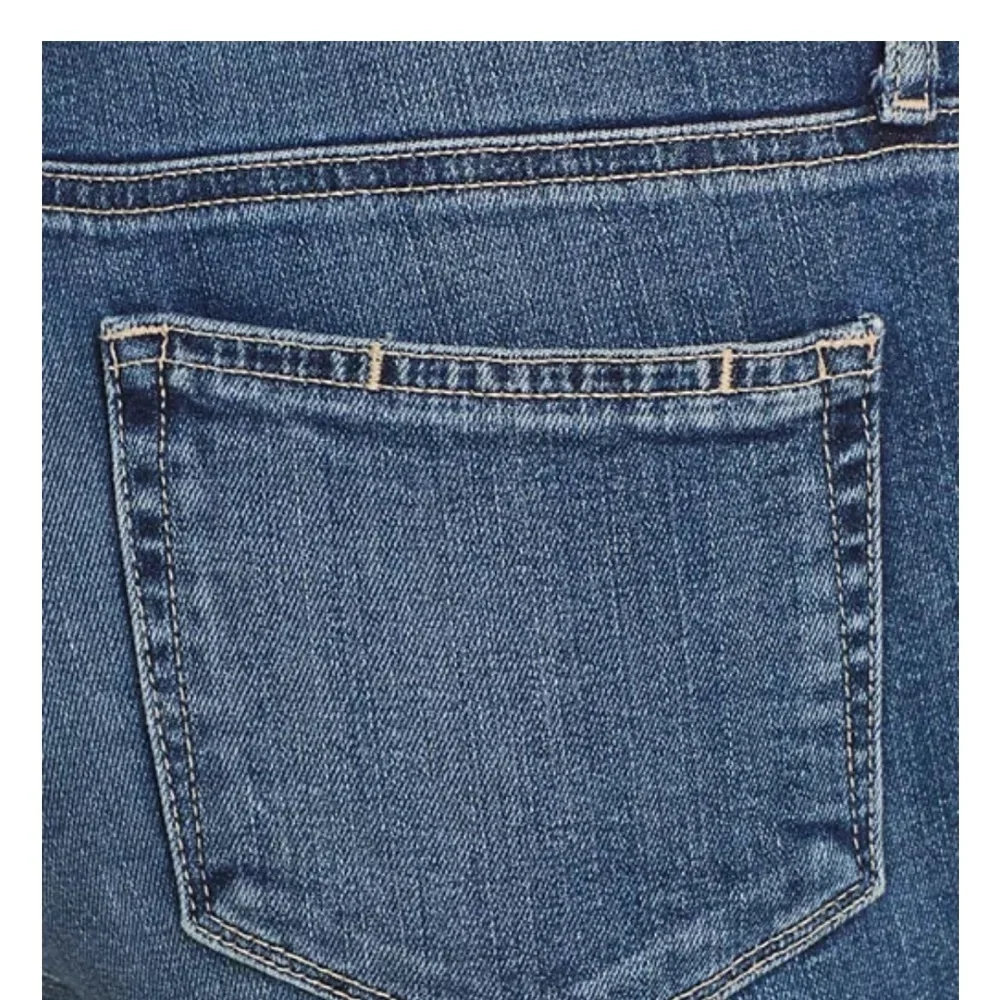 PAIGE: Hoxton Straight Ankle denim Norfolk Jeans cropped asymmetrical women’s 30 - Picture 5 of 11